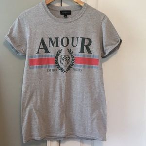 Topshop Amour t-shirt- small